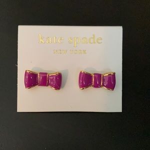 Kate Spade bow earrings